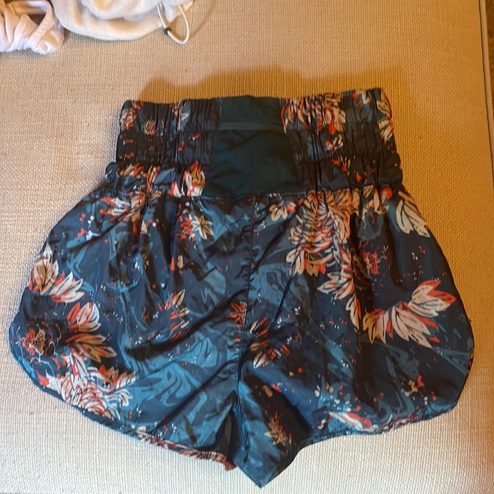 High rise free people movement lined shorts